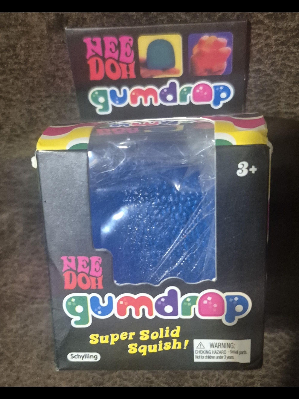 NeeDoh Gumdrop Super Solid Squish - Blue